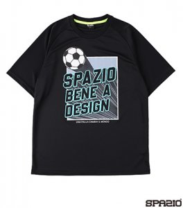 ジュニアサッカーボールプリントプラシャツ